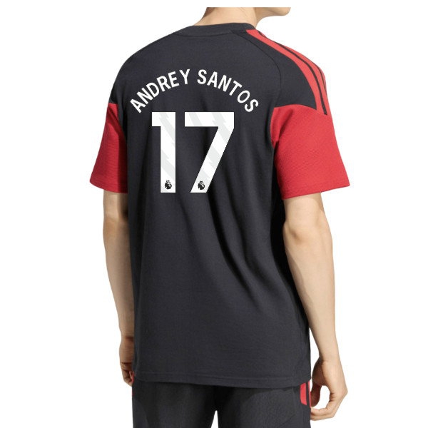 [JED] 2026-2027 Man Utd Tiro Training Tee (Black) (Andrey Santos 17)