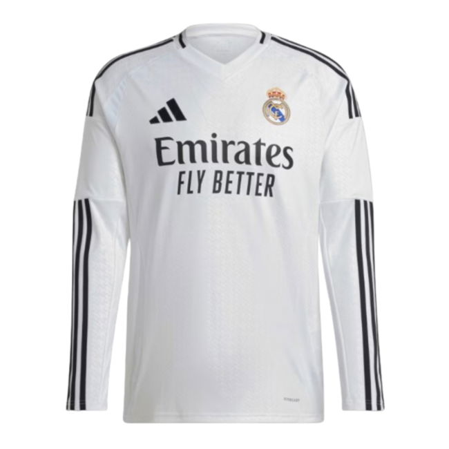 2024-2025 Real Madrid Long Sleeve Home Shirt (Kroos 8)