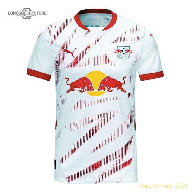 Professional-Grade 2024-2025 Red Bull Leipzig Home Shirt (Kids) (Nusa