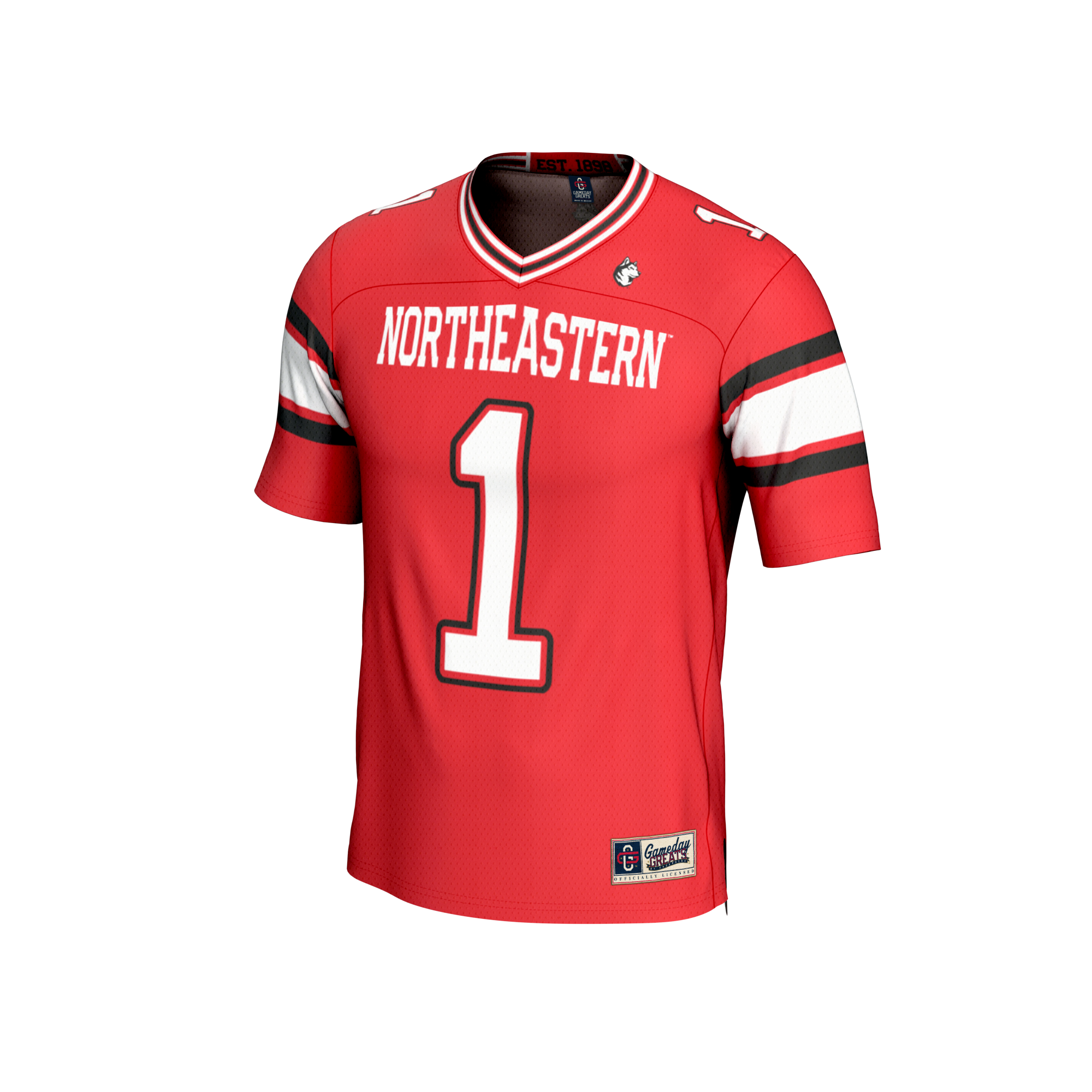 #1 Northeastern Huskies GameDay Greats Youth Lightweight Collegiate Football Fashion 2026 Season Football Jersey - Red