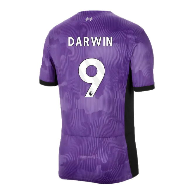 Authentic Liverpool 2023-2024 Liverpool Third Shirt (Darwin 9)