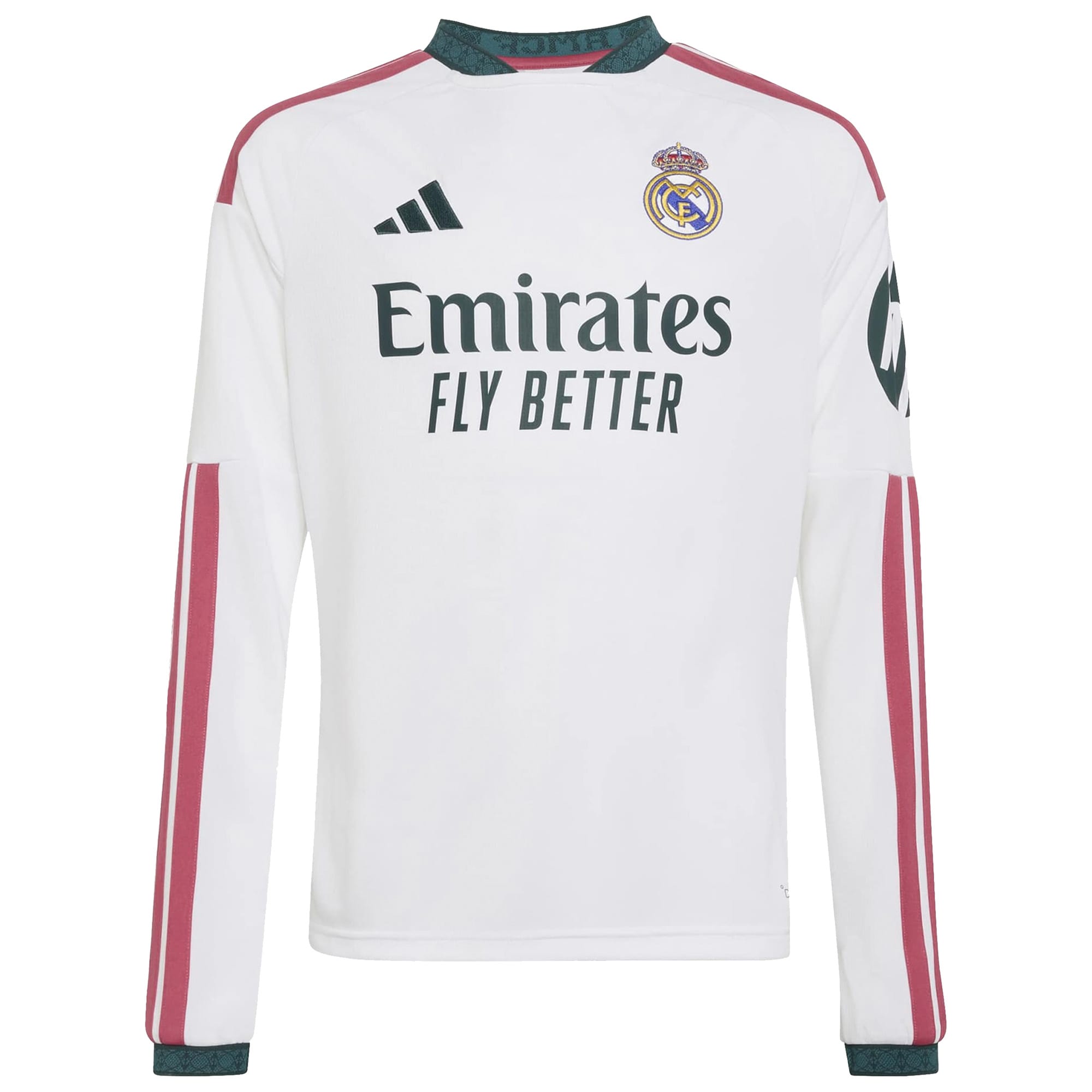 [JED] Vini Jr. Real Madrid Youth 2026/27 Home Replica Long Sleeve Jersey - White