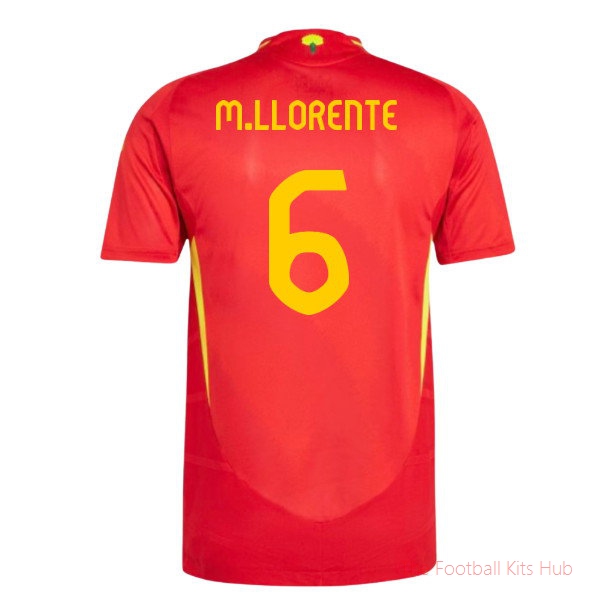2024-2025 Spain Authentic Home Shirt (M.Llorente 6)