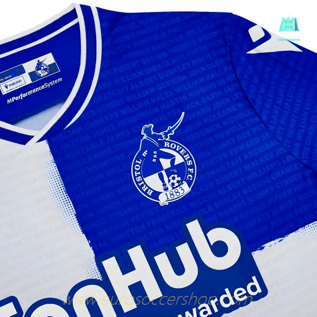2024-2025 Bristol Rovers Home Shirt