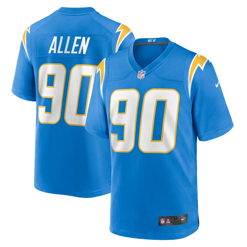 None Brevin Allen LA Chargers Stylish Durable Jersey Game Day Wear