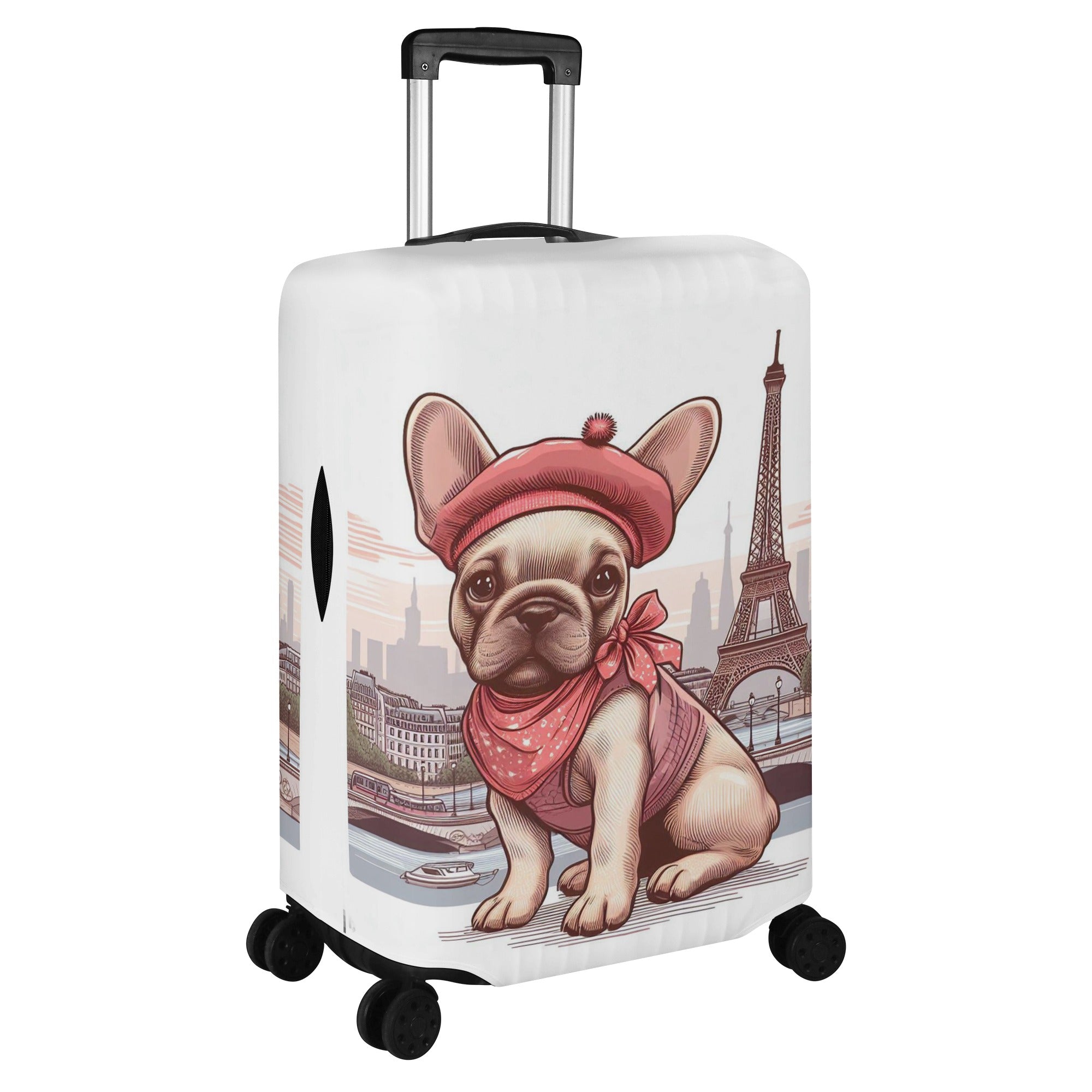 High-Quality Culture-Inspired Paris - Luggage Cover for Dog Owners