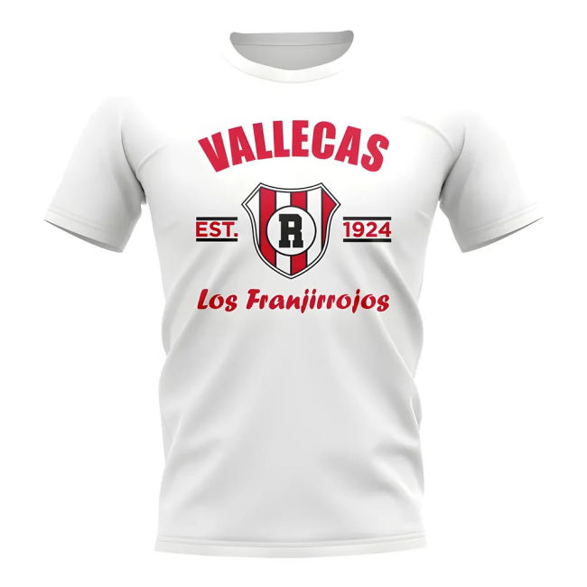 Rayo Vallecano Established Football T-Shirt (White)