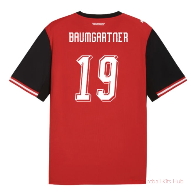 2026-2027 Austria Home Shirt (Baumgartner 19)
