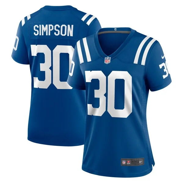None Game NFL Jersey - Royal | Game-Day Football Apparel | NFL Footbal