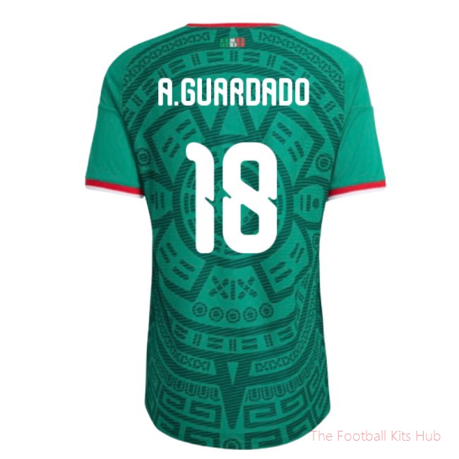 2026-2027 Mexico Authentic Home Shirt (A.Guardado 18)