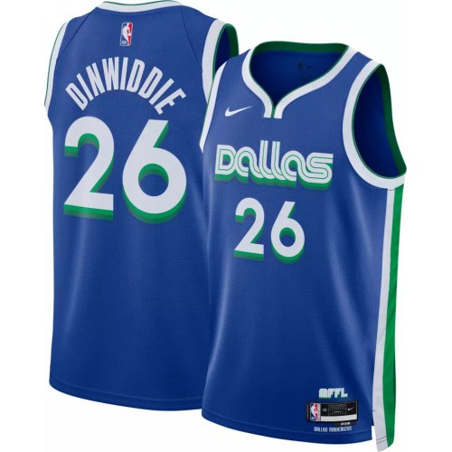 Mavericks Blue Dallas Mavericks #26 Nike Jersey - Value-Priced