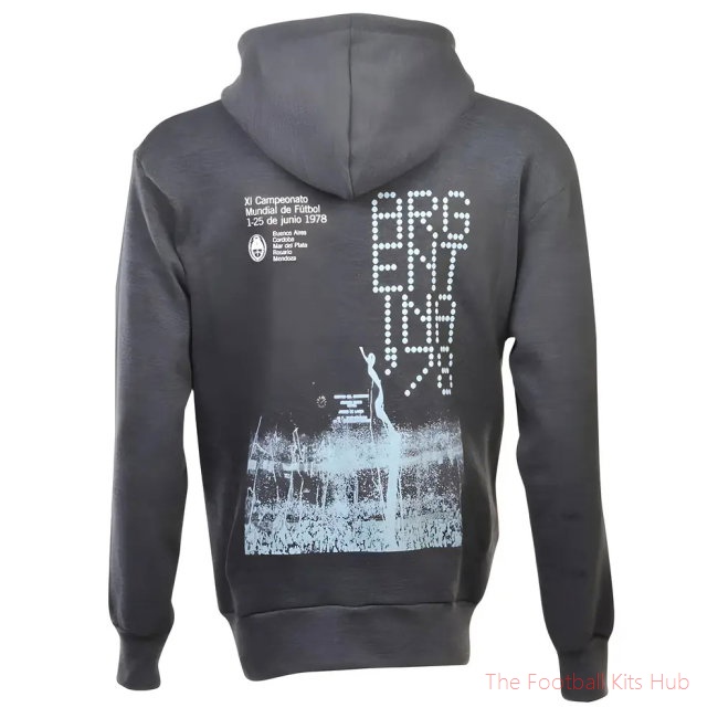 Pennarello: World Cup Argentina 1978 Zipped Hoodie -Charcoal