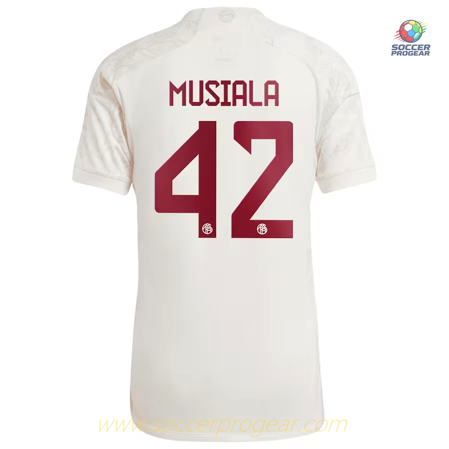 Bayern Munich 2023 2024 Third Musiala Children Jersey Set Team Shirt