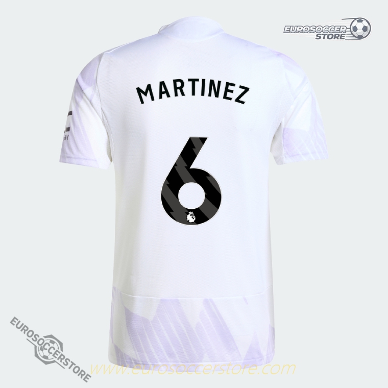 Martinez's 6号 Away Jersey for Manchester United in the 25-26 Season (Player Version)