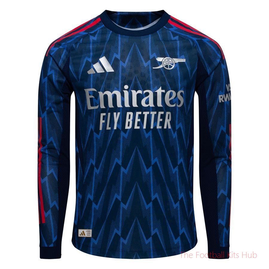 [L1D] Arsenal Away Shirt 2025/26 Long Sleeves Authentic