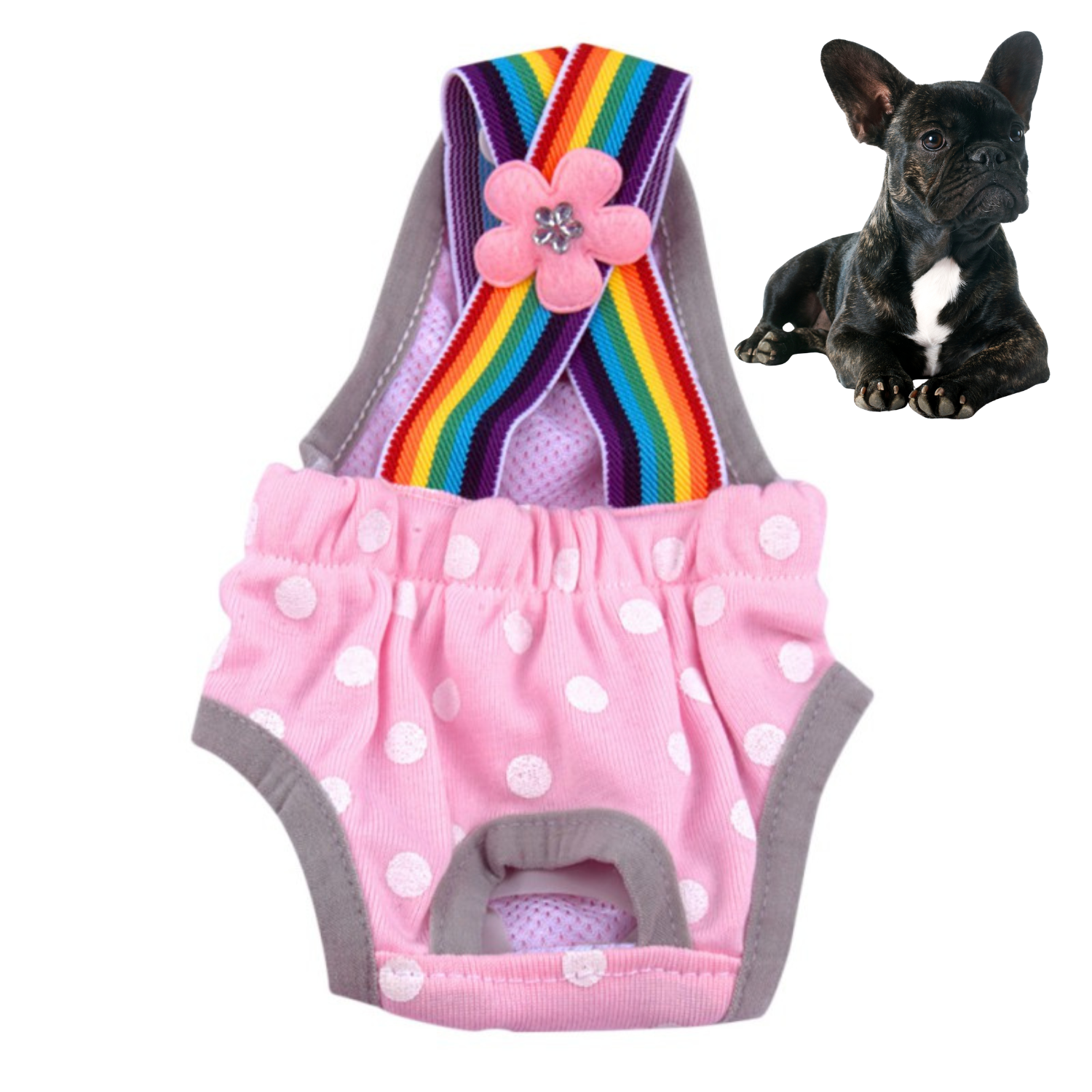 High-Quality Eco-friendly Washable Frenchie Diapers For Heat Cycles f...