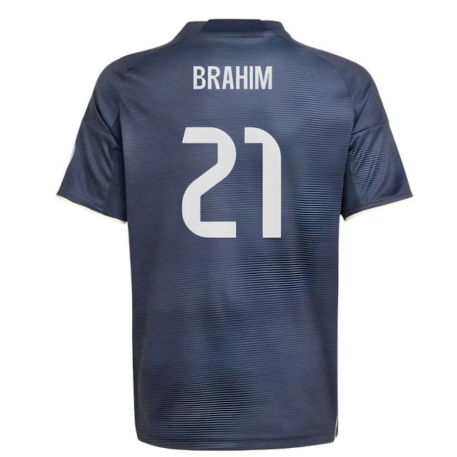 2025-2026 Genuina Camiseta Real Madrid Visitante - Niños Con Brahim 21