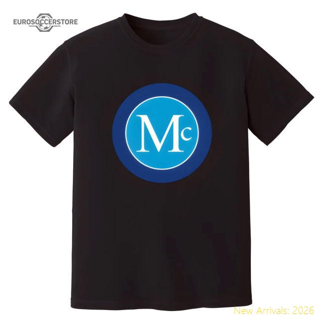 Supporter Trending Scott Mctominay Napoli Badge T-Shirt (Black)