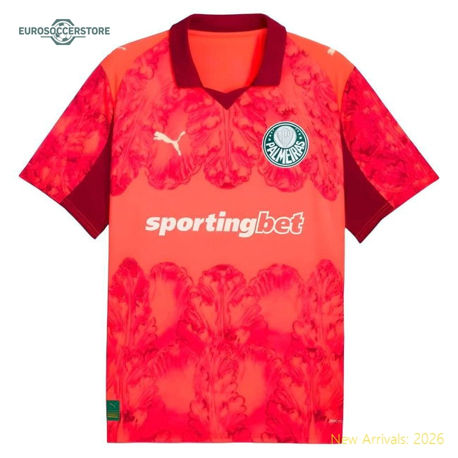 2025-2026 KIDSUPER x SE Palmeiras CWC Shirt (Glowing Red)
