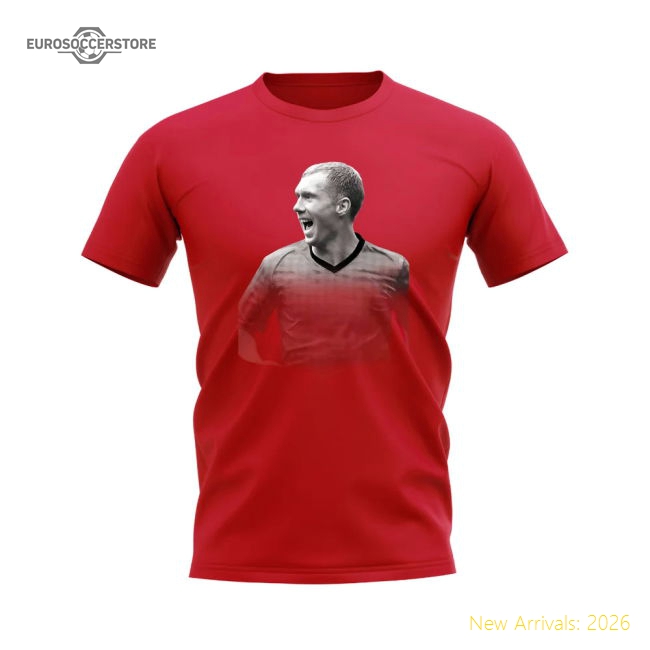 Authentic Paul Scholes Manchester United Legend T-shirt (red)