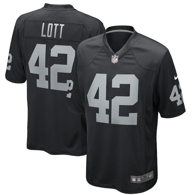 None Ronnie Lott Las Vegas Raiders Iconic Replica Jersey Game Day Wear
