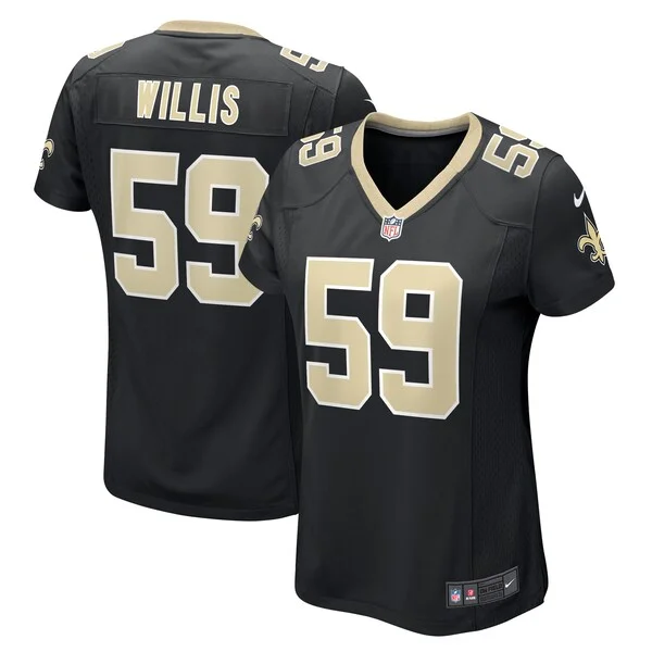 New Orleans Saints Game NFL Jersey - Black | Durable Football Apparel