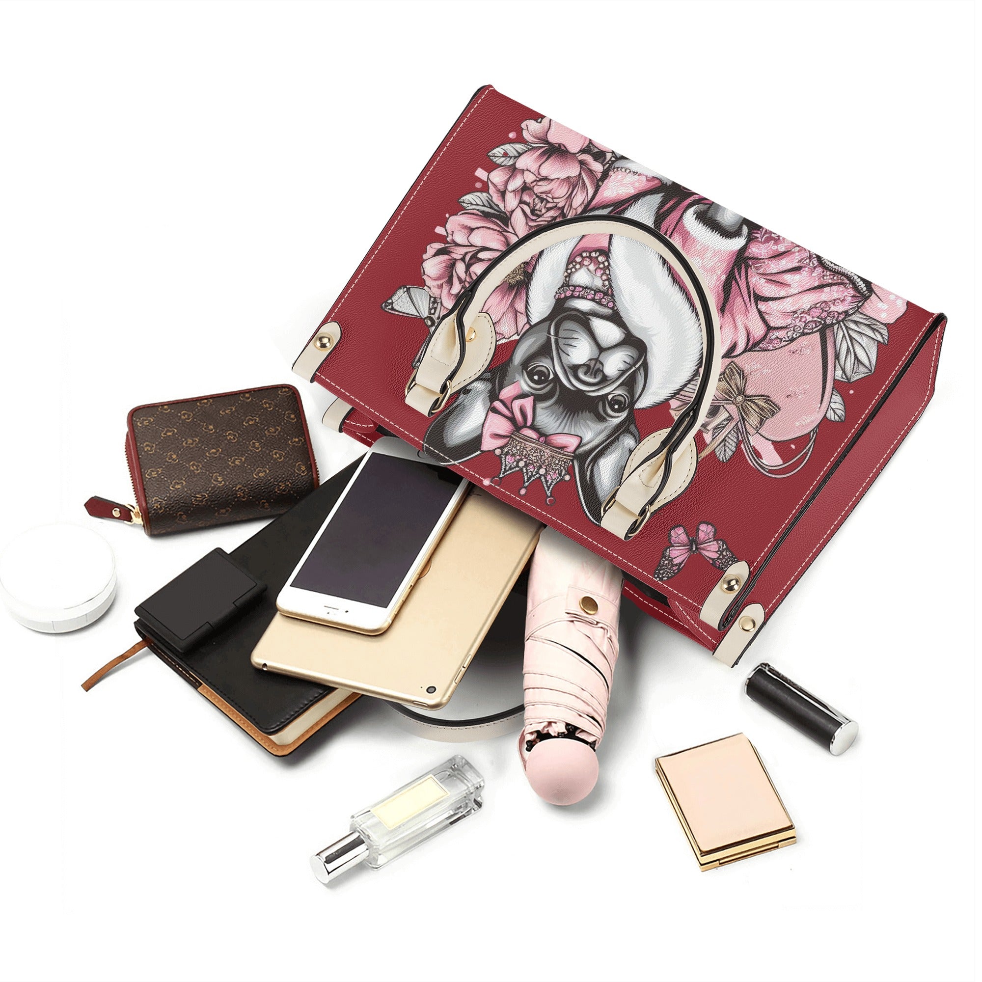Premium Pet-Lover Lexi - Luxury Women Handbag for French Bulldog Lovers