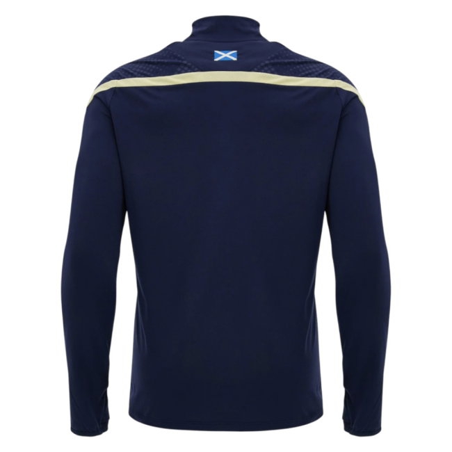 [WSG] 2026 2027 Scotland Rugby Zip Top Training Kids Apparel 1/4 (Navy)
