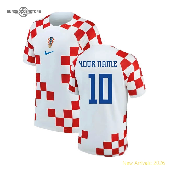 Croatia 2022 Home Jersey Shirt Football Fan Apparel Football Fan For Football Fans