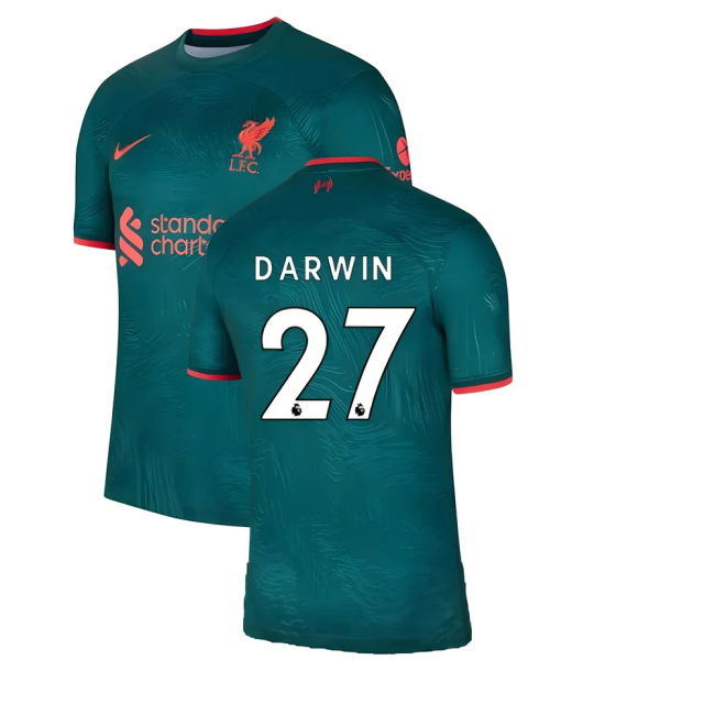 DARWIN 27 Liverpool Soccer Club Sleek Third Soccer Jersey