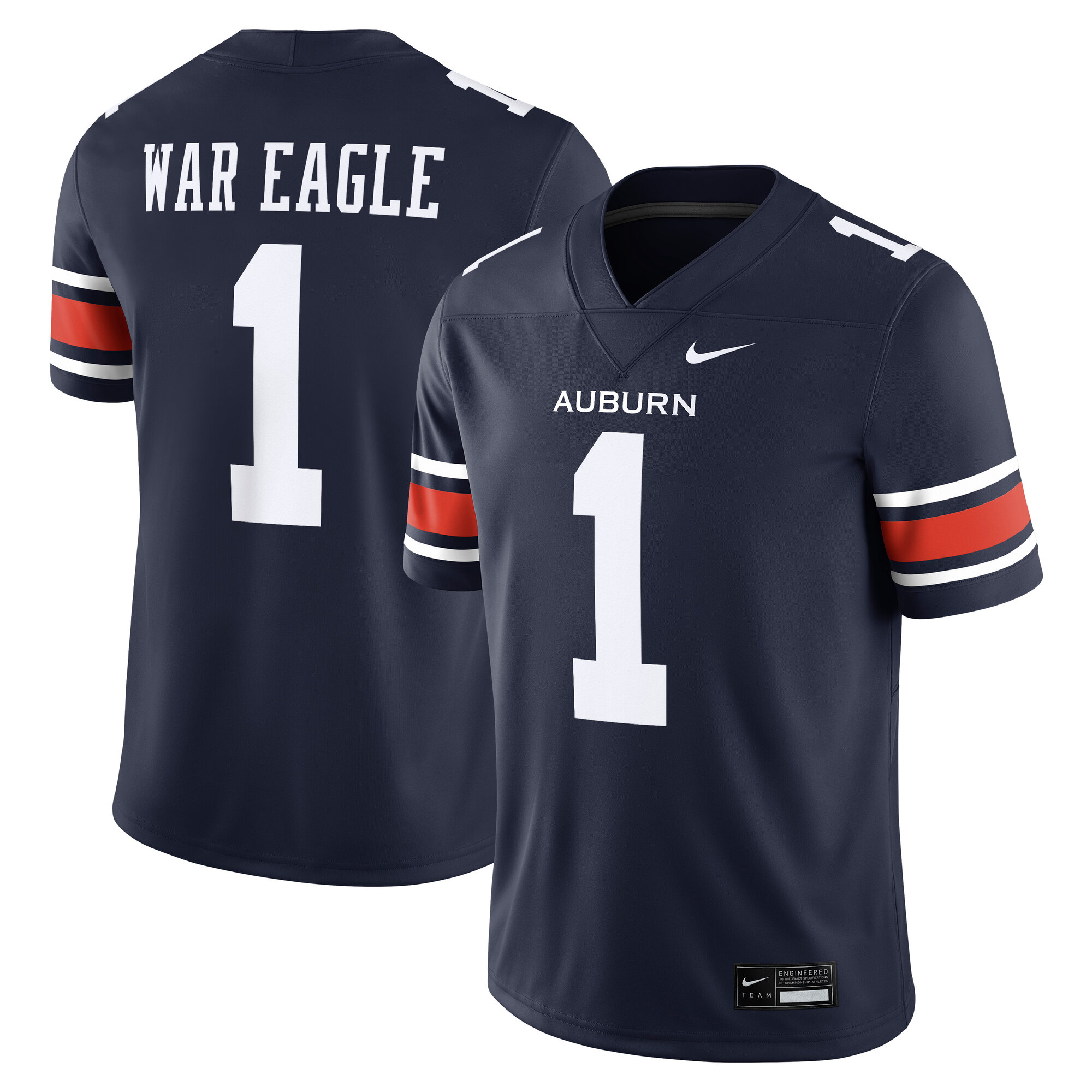 Auburn Tigers Home Football Game 26/27 Football Jersey - Navy