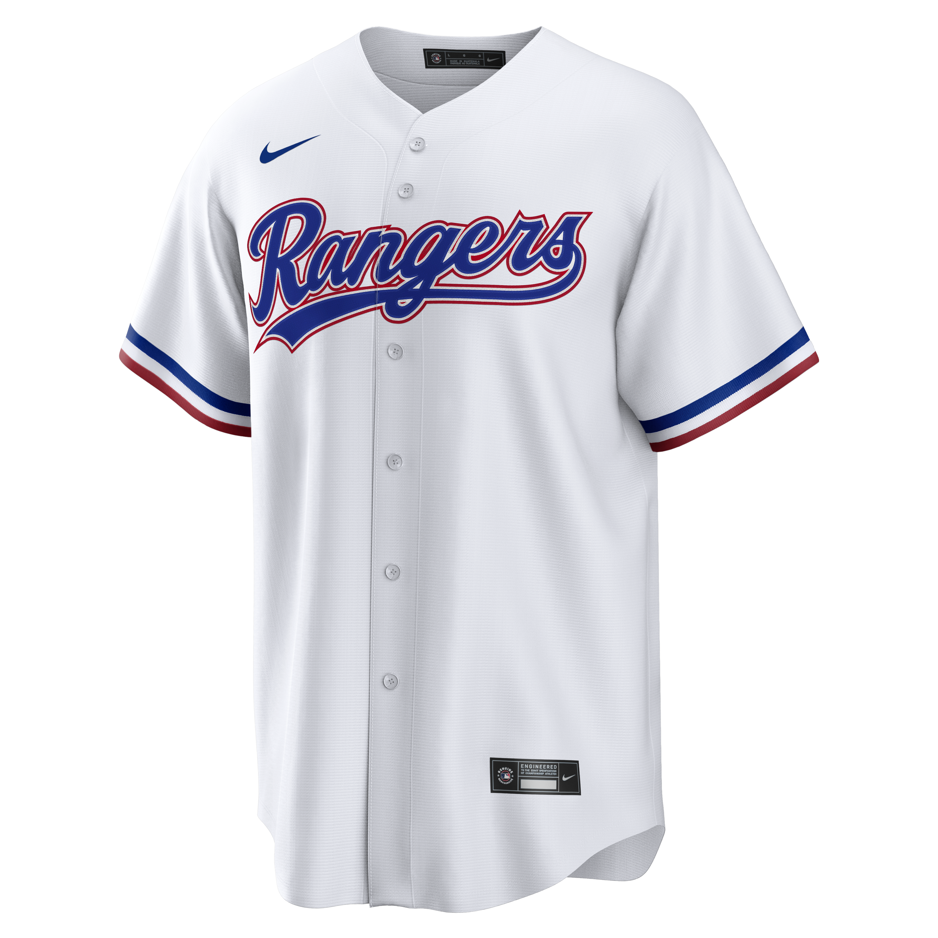 [LK] Ivan Rodriguez Texas Rangers Home Retired Player Replica Jersey - White