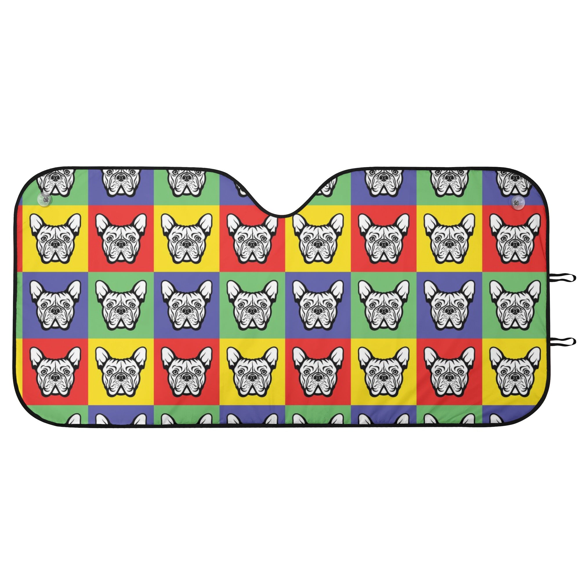 Safe Oreo- - Durable Car Auto Sun Shade For French Bulldogs