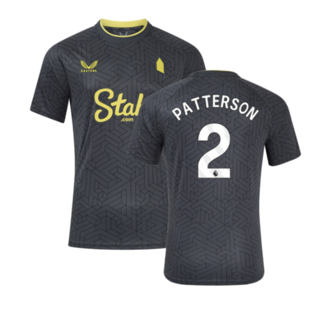 Everton Epl Patterson Away Authentic Jersey Performance Fabric