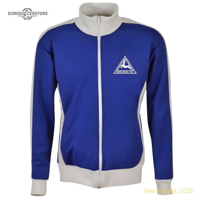 Hartlepool Track Top - Royalwhite - Cost-effective - Collectors Item