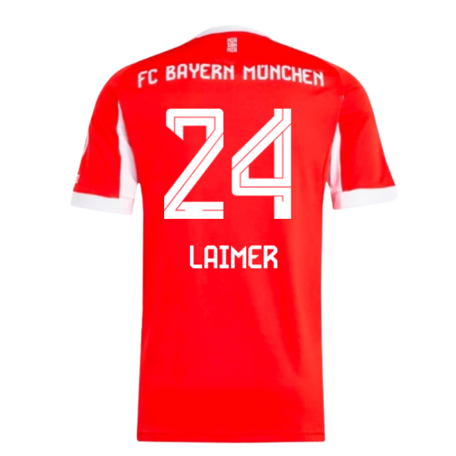 2025-2026 Bayern Munich Home Replica Shirt (Laimer 24) Antibacterial