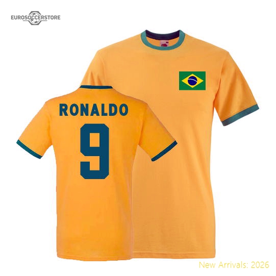 Official Ronaldo Brazil T-shirt - Modern 2024-2025 Casual