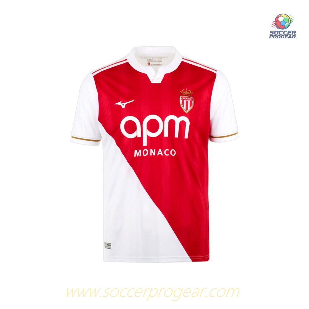 AS Monaco Home Kids Editionren's Jersey Set Soccer Football Shirt 2025/26 Collection