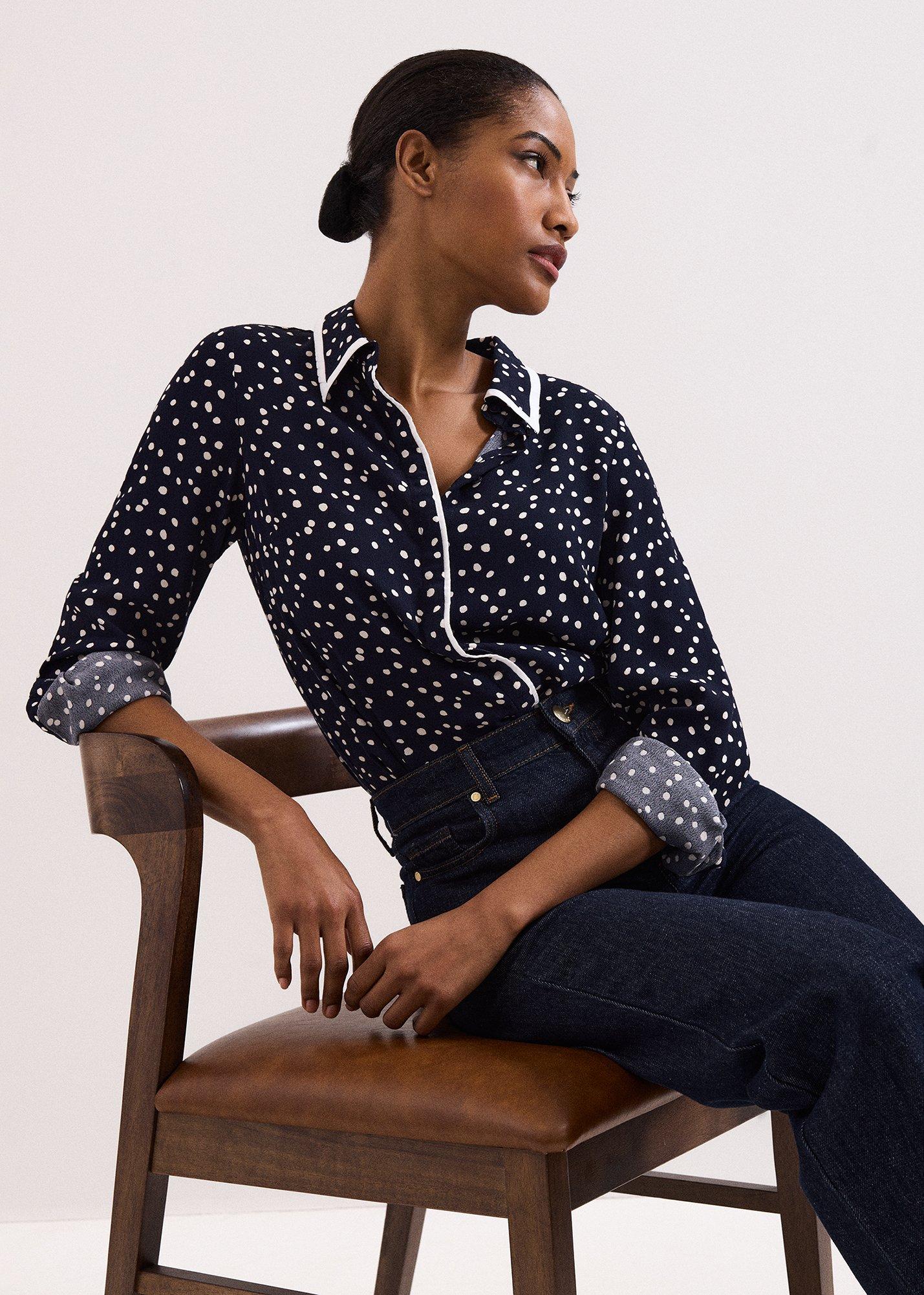 Rita Spot Print Shirt