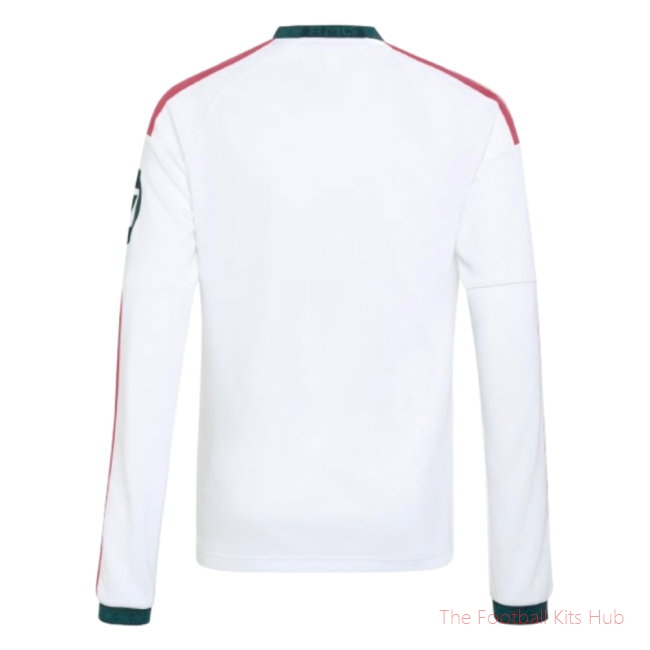 2026-2027 Real Madrid Long Sleeve Home Shirt (Kids) (Mbappe 10)