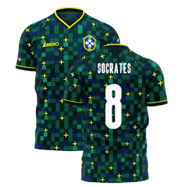 Premium Brazil 2025-2026 Third Concept Football Kit (Libero) (Socrates