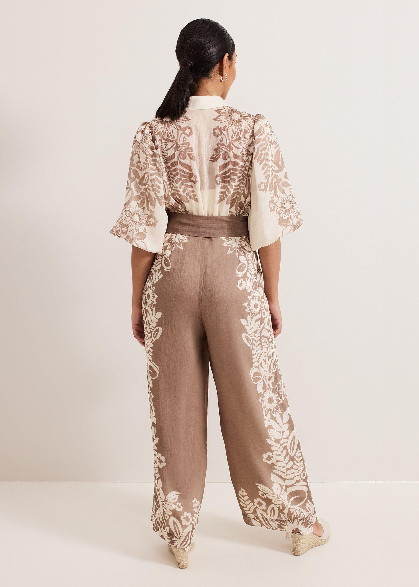 Petite Lilja Placement Floral Jumpsuit