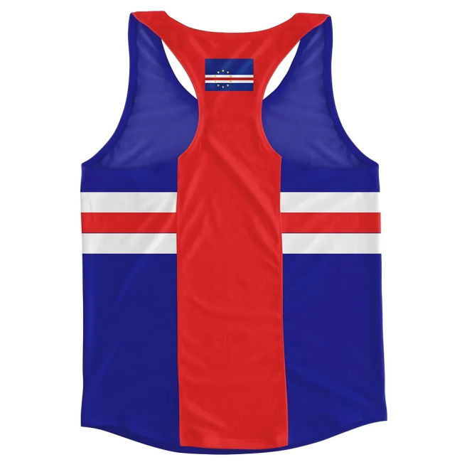 Elite Cape Verde Flag Running Vest Championship Aero-Dynamic