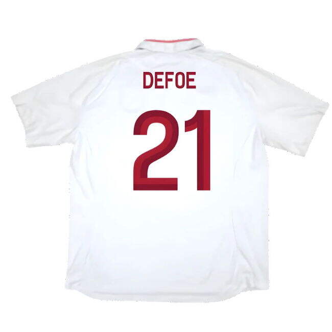 Minimalist England 2012-13 Home Shirt (Good) (Defoe 21) Classical