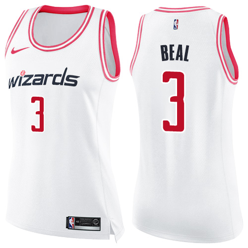 Wizards #3 Bradley Beal High-Quality 2024 Icon NBA Jersey - White