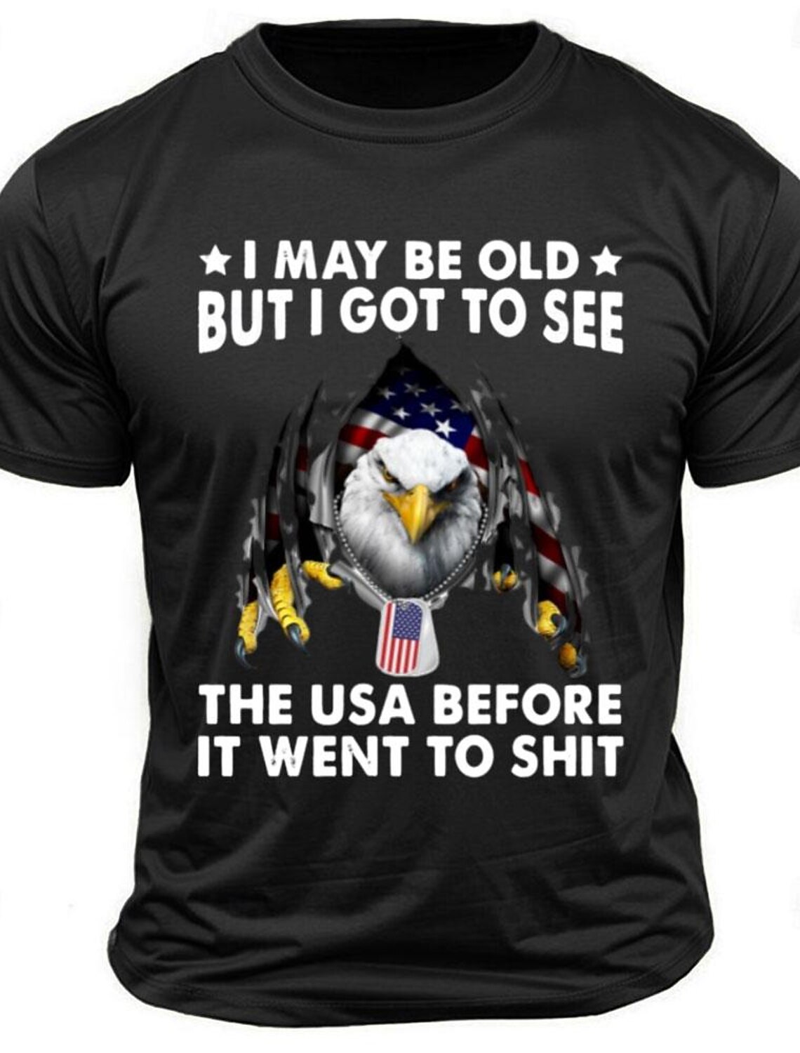 4th of July 2026 250th Memorial Day Men's Patriotic Patriot Veteran Crew Neck Short Sleeve T-Shirt Casual Sports Street