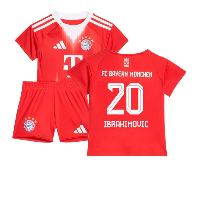 2025-2026 Bayern Munich Home Contemporary Kit - Baby (Ibrahimovic 20)