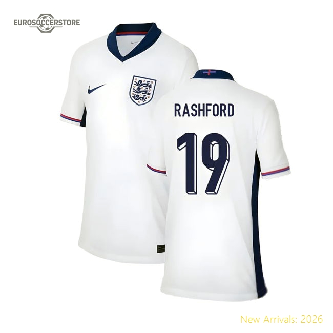 England Children 2024 Home Jersey Shirt Football Fan Supporter Football Fan Gear