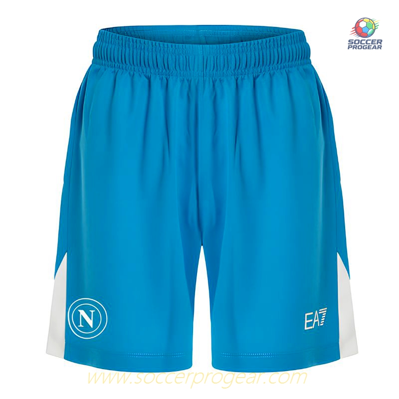 Napoli Home Kids Edition Football Kit Football Jersey 2024-2025 Season Cheddira