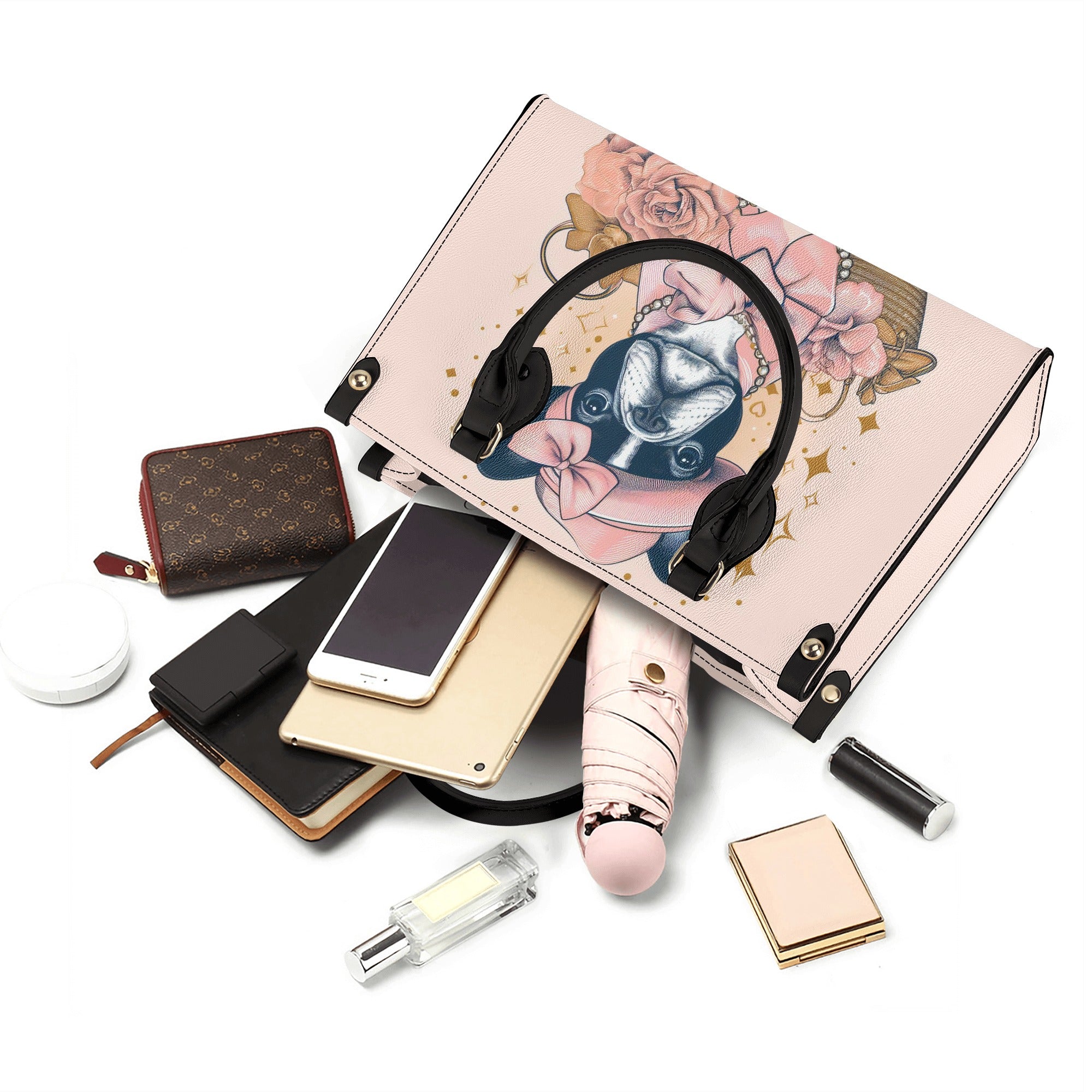 French Bulldog Lover Nina Luxury Women Handbag Stylish Daily Item